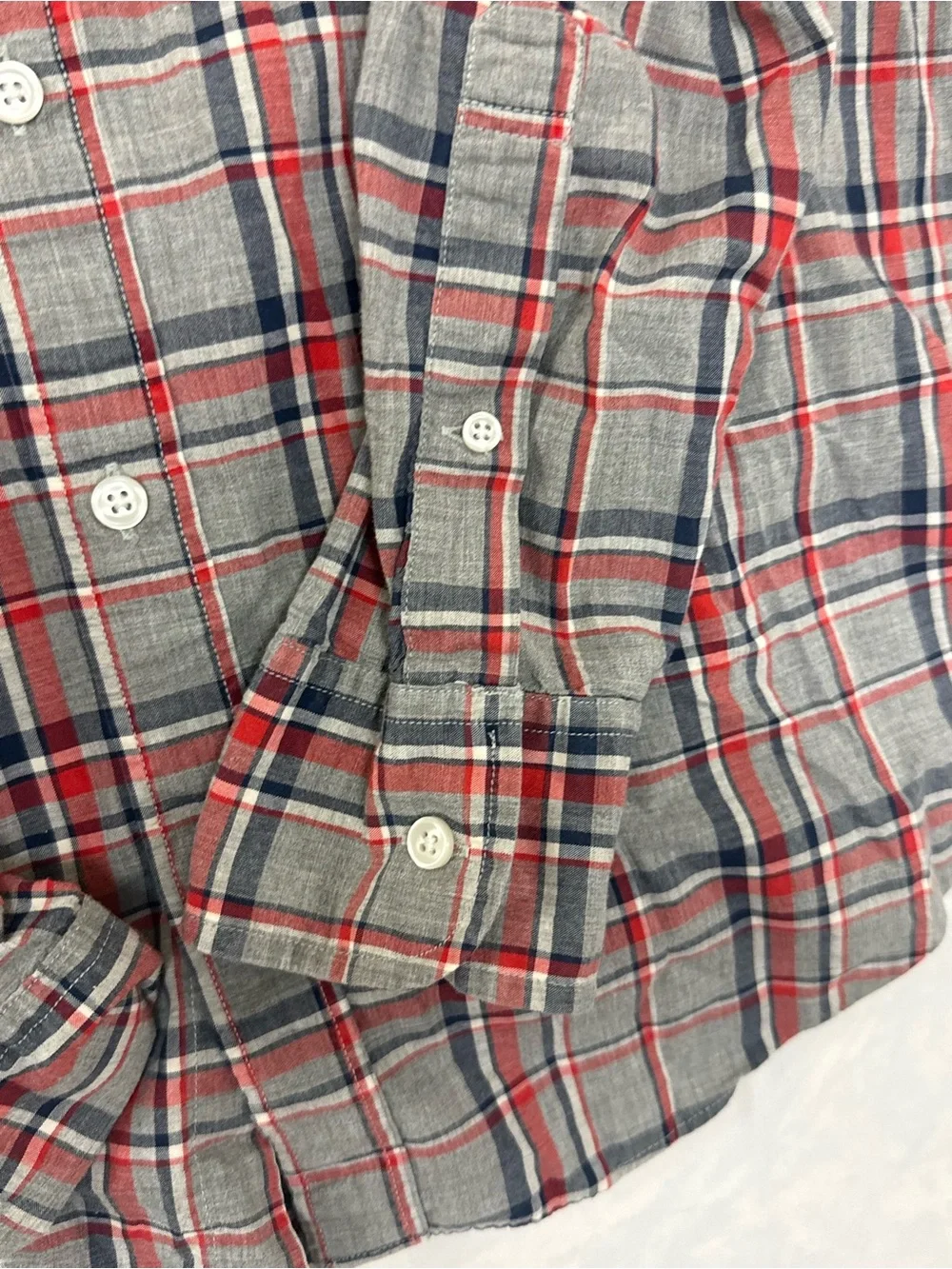 J. Crew lightweight plaid